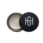 Hemlock Hair Paste open jar showing paste texture with black HG logo lid