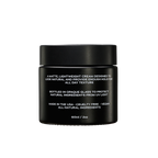 Hemlock Hair Cream 2 oz matte lightweight styling cream jar, back label with product details